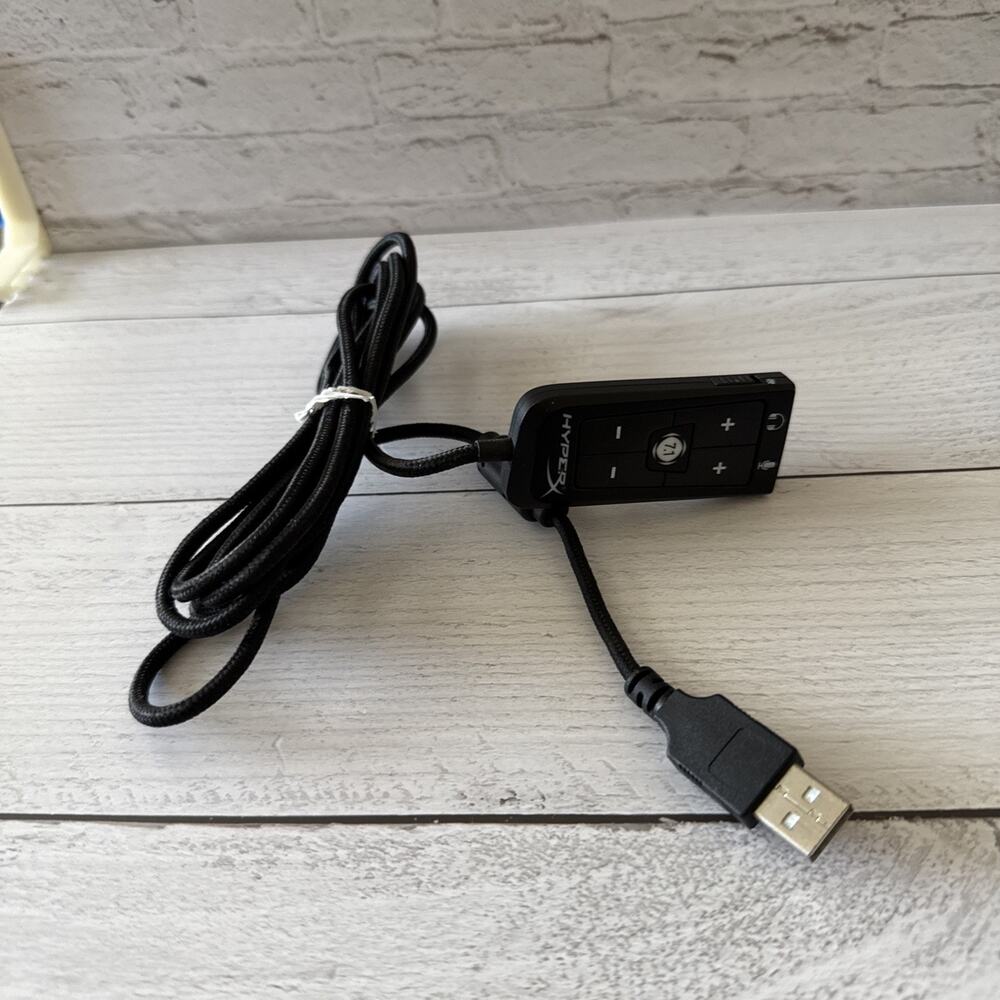 HyperX USB 7.1 Virtual Surround Sound Audio Controller Adapter Headset Dongle